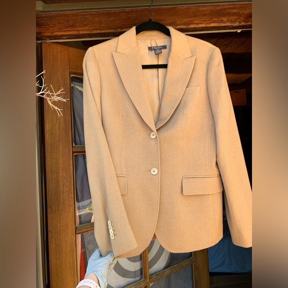 Brooks Brothers INCREDIBLE Camel Hair women’s Blazer